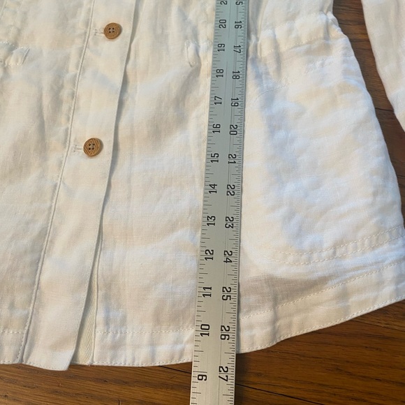 J.McLaughlin Long Sleeve Button Down linen top- NWT - Picture 4 of 8